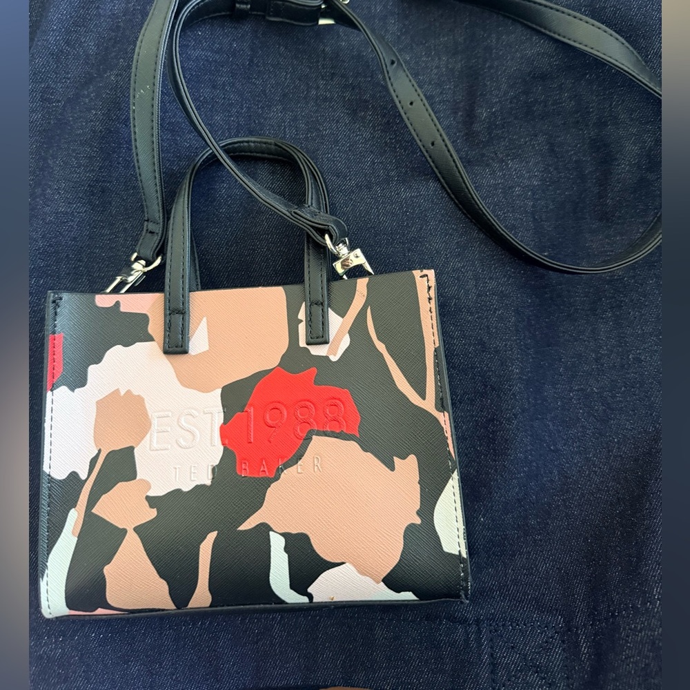 Ted Baker Red and Black Mini Bag